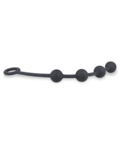 Nexus Excite Silicone Anal Beads - Black