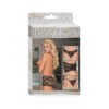 Booty Packs Lace Crotchless 3 Pack Black L/xl