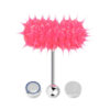 Lix Vibrating Tounge Ring Pierced Gitd Pink (stainless Steel)