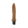 Dr. Skin - Cock Vibe - 9.75 Inch Vibrating Cock - Mocha