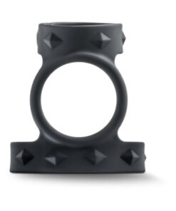 Performance - Vs8 - Silicone Double Cock & Ball Strap - Black