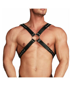Ouch! Adonis - High Halter - Black