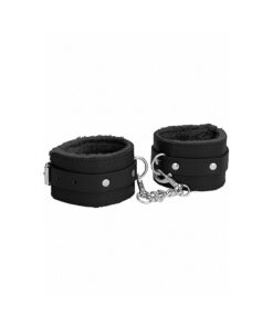 Ouch! Plush Leather Wrist Cuffs