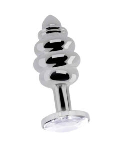 Rich Ribbed Diamond Plug  2.75 Inch