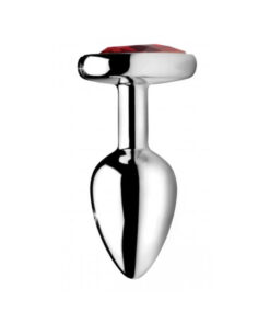 Booty Sparks Red Heart Gem - Small Anal Plug