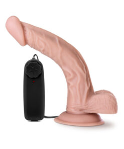 Dr. Skin - Dr. Sean - 8in Vibrating Cock With Suction Cup - Vanilla