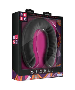 Ruse - Silicone Double Headed Dildo - 18in - Black