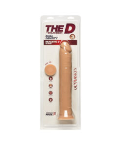 The D Realistic D 12 inches Ultraskyn Beige Dildo