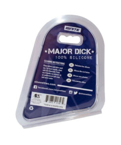 Major Dick Commando Cock Ring Blue Camo 2 inches