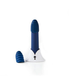 Sensuelle Point Plus Bullet Vibrator Blue 2 Sleeves