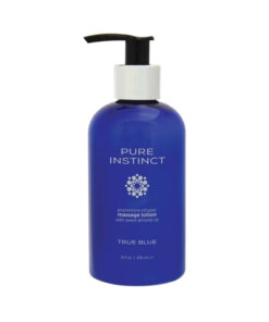 Pure Instinct Pheromone Massage Lotion True Blue 8oz