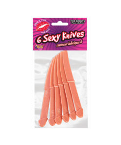 Sexy Knife with Pecker Handles 6 Pack