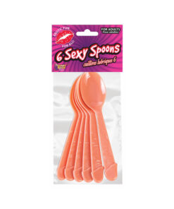 Sexy Spoon with Pecker Handles 6 Pack