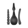 The Ultra Douche 3 Interchangeable Attachments Black
