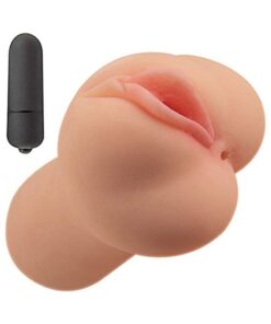 Always Horny Masturbator Vibrating Pussy And Ass Beige