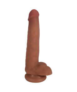 Easy Rider Bioskin Dual Density Dong 8in With Balls