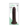 Easy Riders 8 inches Dual Density Dildo Brown