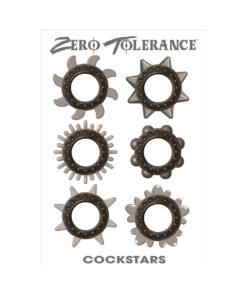 Zt Cockstars Cock Ring Set Of 6 Unique Shapes
