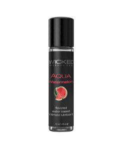 Wicked Aqua Water Based Lubricant Watermelon 1oz.