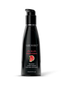 Wicked Aqua Flavored Lubricant Watermelon 4oz