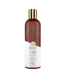 Dona Essential Massage Oil Relax Lavender & Tahitian Vanilla 4oz