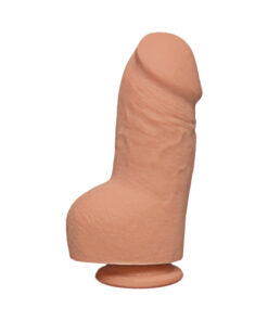 The D Fat D 8 inches With Balls Ultraskyn Dildo