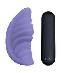 Bliss Shell With Rechargeable Bullet  Purple  10 Function  Waterproof