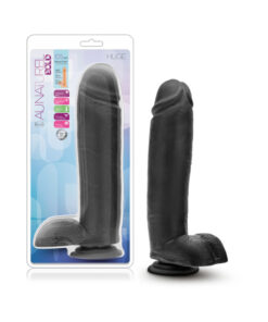 Au Natural - Bold - Huge - 10.5in Dildo - Black