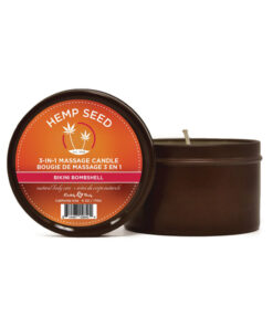 Earthly Body Hemp Seed 3-in-1 Candle 6oz - Bikini Bombshell