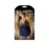 Vixen Naughty & Navy Caged Babydoll & Panty L/xl Navy