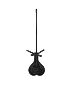 Ouch! Crop Heart Black With Lace - Small