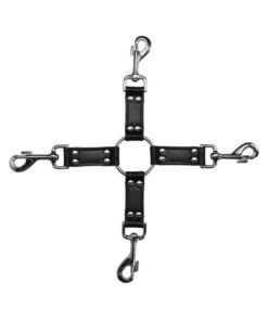 Ouch! Pain - Saddle Leather 4-way Hogtie Cross