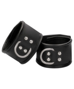 Ouch! Pain - Saddle Leather Asylum Hand-cuff With Padlock
