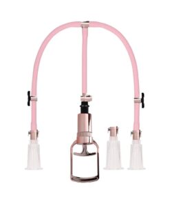 Pumped - Clitoral & Nipple Pump Set  Medium - Rose