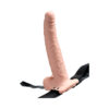 Fetish Fantasy 9in Hollow Rechargeable Strap-on With Balls