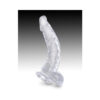 King Cock Clear 7.5in Cock with Balls