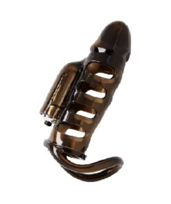 Ram Rod Penis Sleeve With Power Bullet Black