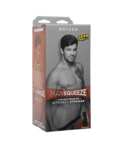 Man Squeeze Brysen Ultraskyn Stroker Ass Vanilla