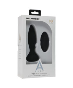 A Play Vibe Rechargeable Adventurous Anal Plug Remote Black