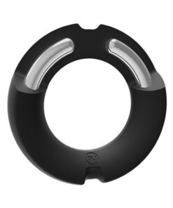 Kink By Doc Johnson Hybrid Silicone Covered Metal Cock Ring 45mm