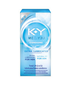 K-Y Extra Lubricated Condom 24ct