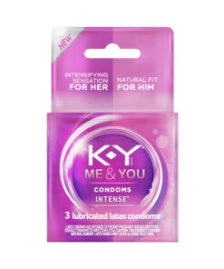 K-Y Intense Condom 3ct
