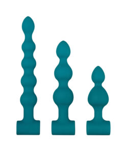 A&E Vibrating Bumpy Bead Set Teal