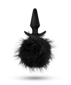 Temptasia Bunny Tail Pom Plug Black
