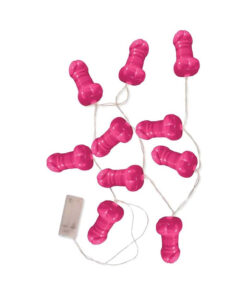 Light Up Pink Penis String Party Lights