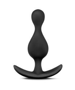 Anal Adventures Platinum Wave Plug Black