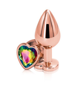 Rear Assets Rose Gold Heart Medium Rainbow