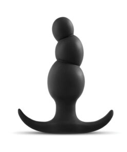 Anal Adventure Platinum Stacked Plug Black