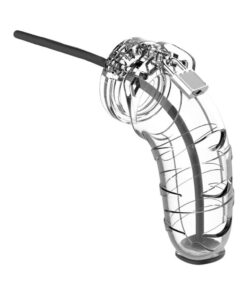 Cage With Silicone Urethal Sounding 17 - Transparent