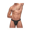 Mp Impressions Micro G-string V Blk Lx